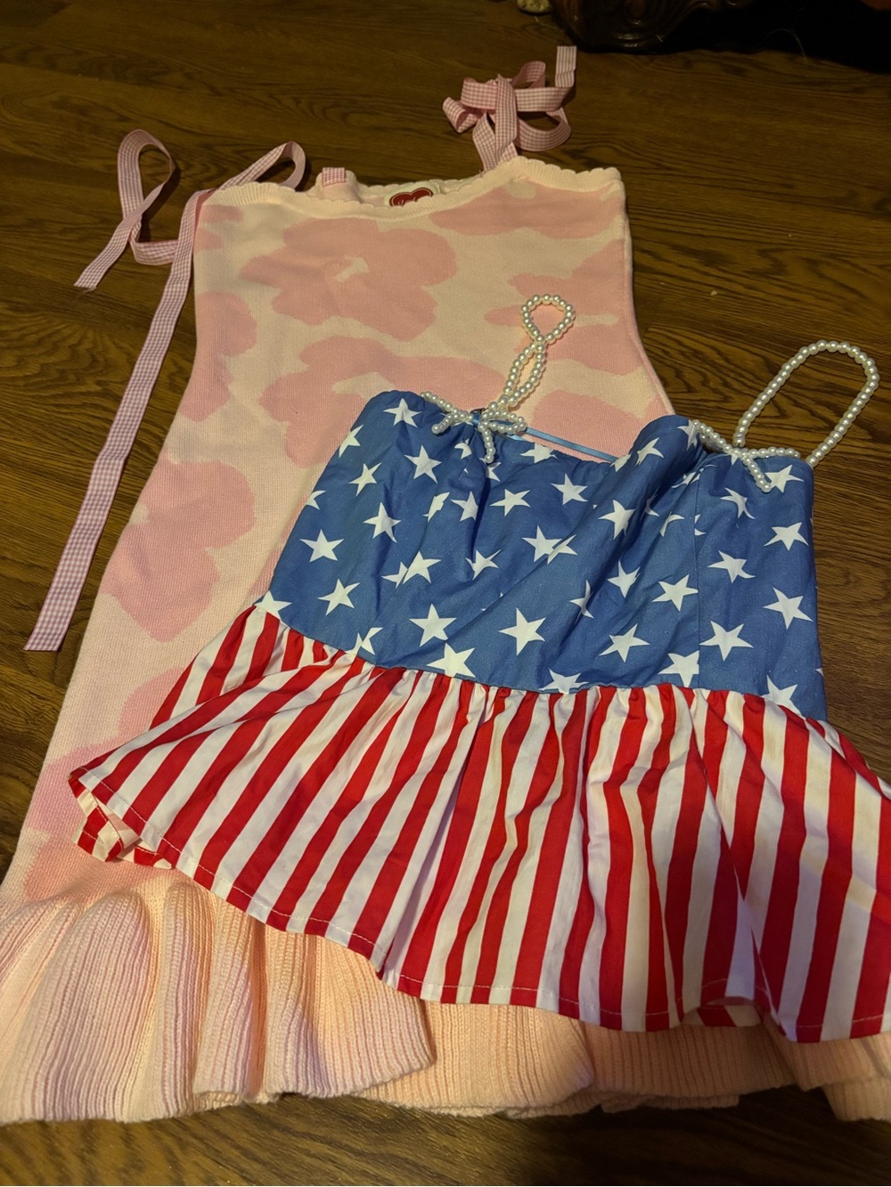 New LovLov Pink Flowers 💐 knit dress plus top